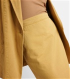 Max Mara Denver cotton gabardine midi skirt