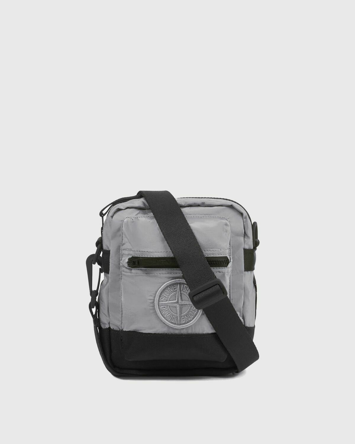 Stone Island NYLON METAL IN ECONYL POUCH BAG Grey Mens