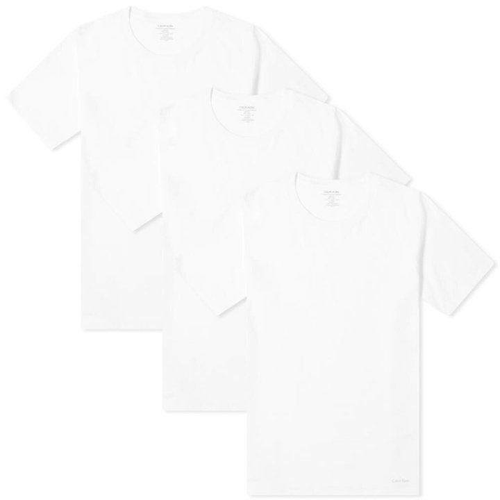 Photo: Calvin Klein Men's T-Shirt - 3 Pack in White