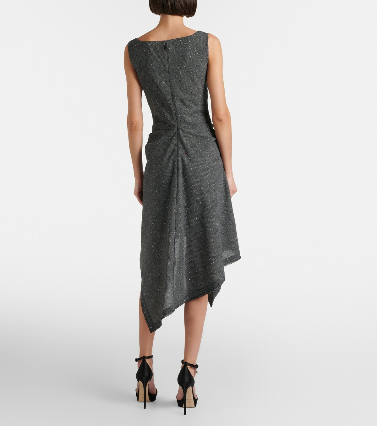 McQueen Wool midi dress