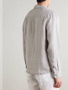 James Perse - Garment-Dyed Linen Shirt - Gray
