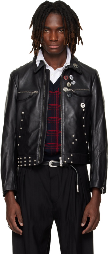 Photo: Enfants Riches Déprimés Black Sid Leather Jacket