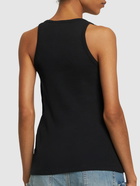 THE ATTICO - Jersey Ribbed Sleeveless Top