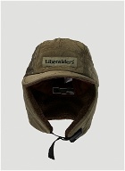 Quilted Dog Ear Cap in Khaki