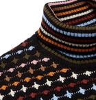 Missoni - Intarsia Wool Rollneck Sweater - Multi