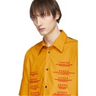 Chin Mens Yellow Love Intl. Short Sleeve Shirt