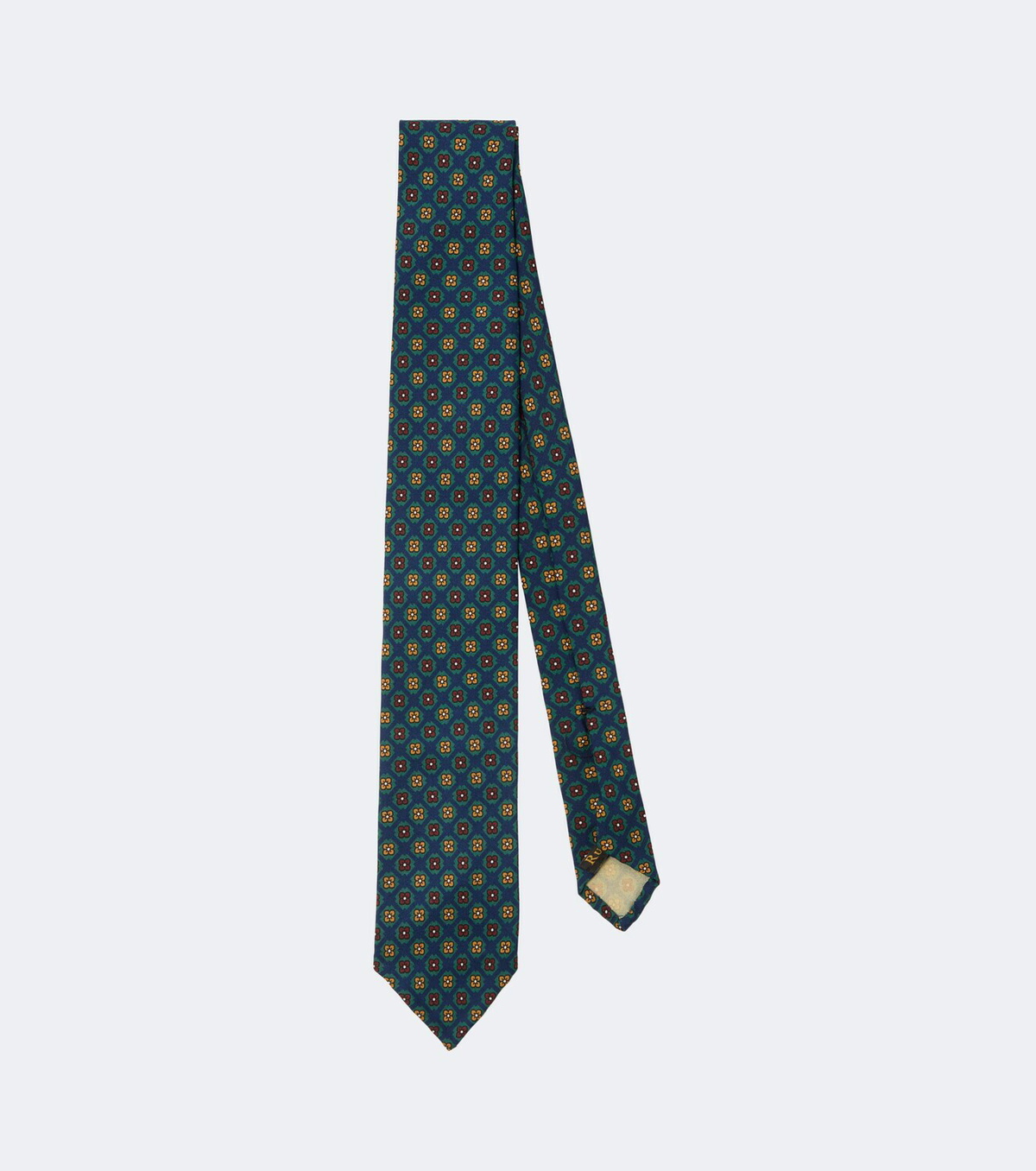 Rubinacci Printed silk tie