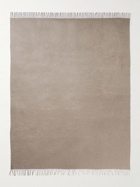 Brunello Cucinelli - Fringed Two-Tone Silk Blanket