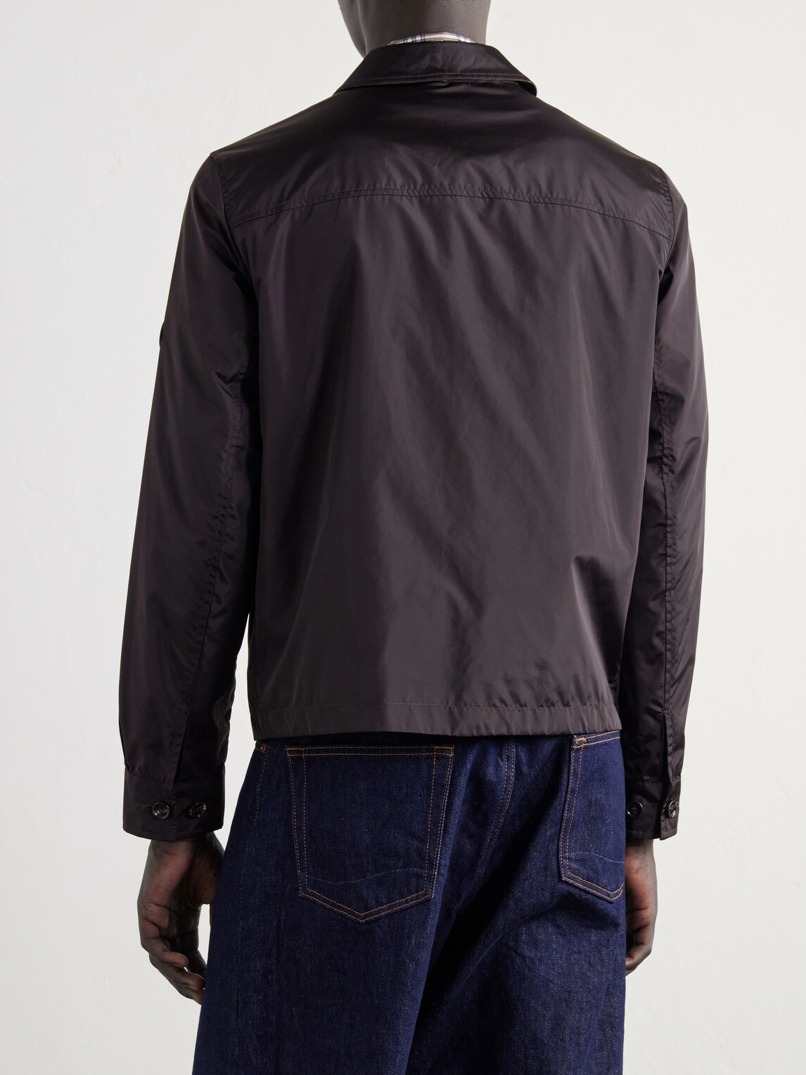 Burberry - Logo-Appliquéd Shell Jacket - Brown