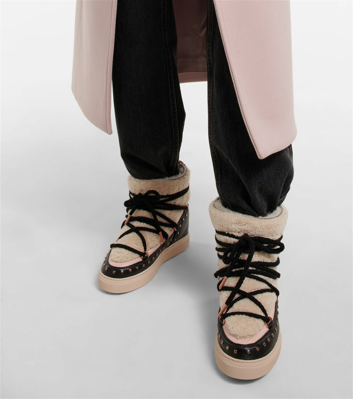 Inuikii Shearling and leather boots