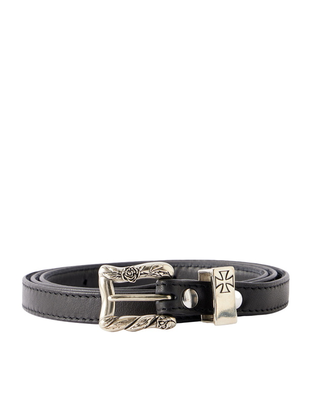 Photo: Enfants Riches Déprimés - 1cm Leather Belt - Black
