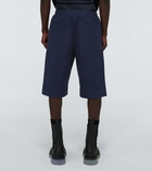 Jil Sander - Cotton wide-leg bermuda shorts