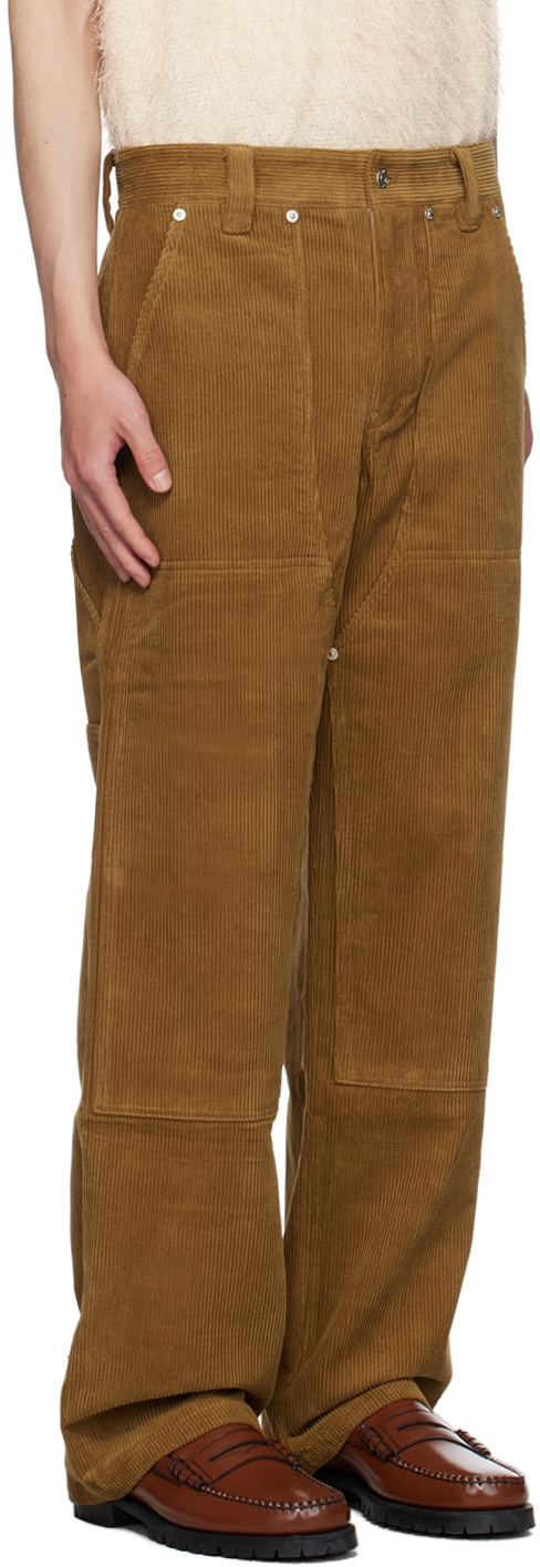 AFTER PRAY Brown Patch Trousers