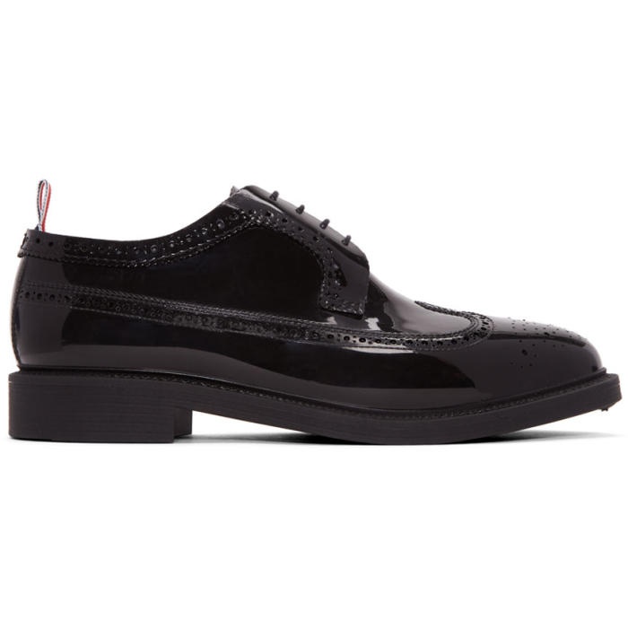 Photo: Thom Browne Black Rubber Longwing Brogues
