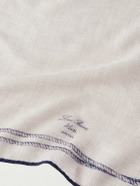 Loro Piana - Embroidered Cashmere and Silk-Blend Voile Scarf