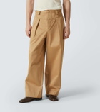 King & Tuckfield Cotton wide-leg pants