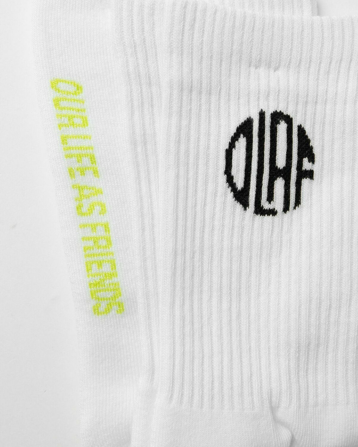 ølåf Circle Logo Sock White Socks