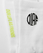 ølåf Circle Logo Sock White Socks
