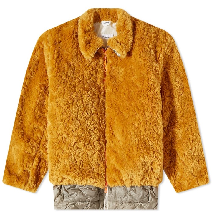 Photo: F/CE. x Digawell Furry Jacket in Mustard