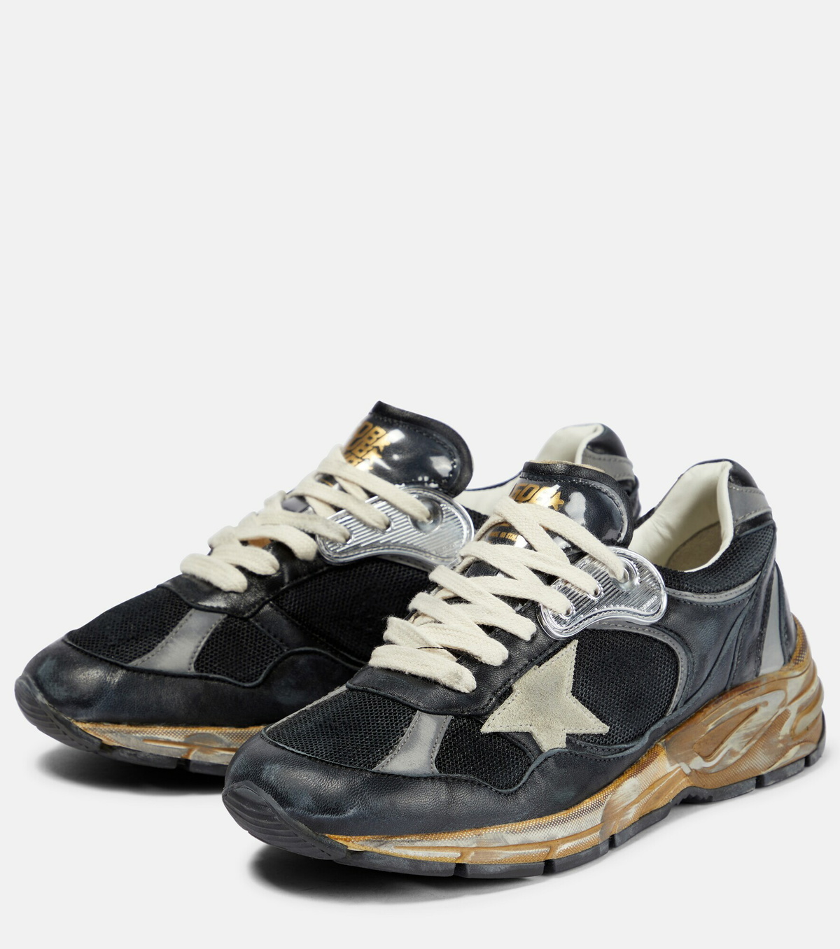 Golden Goose Running Dad leathertrimmed sneakers Golden Goose Deluxe