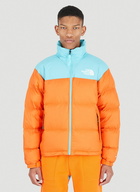 Trans Antarctica Expedition 1996 Retro Nuptse Jacket in Orange