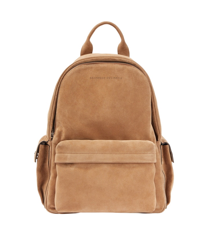 Photo: Brunello Cucinelli Suede backpack