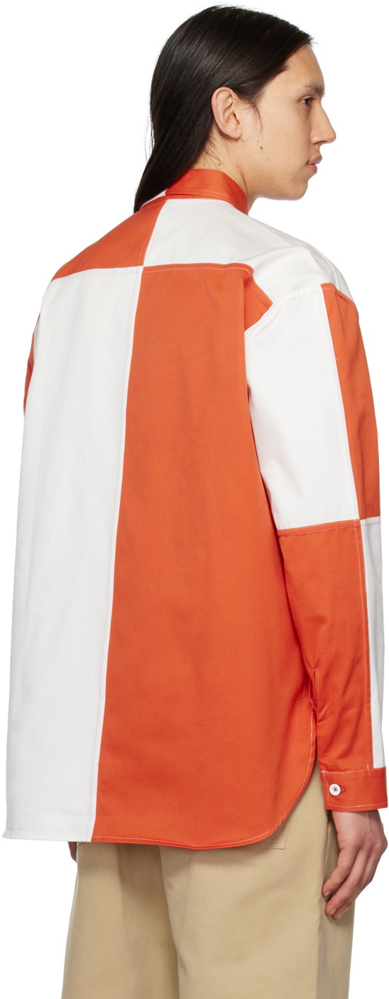 3MAN White & Orange Team Polo