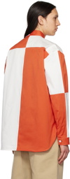 3MAN White & Orange Team Polo