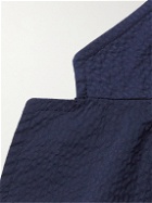 Beams Plus - Slim-Fit Unstructured COOLMAX Seersucker Suit Jacket - Blue