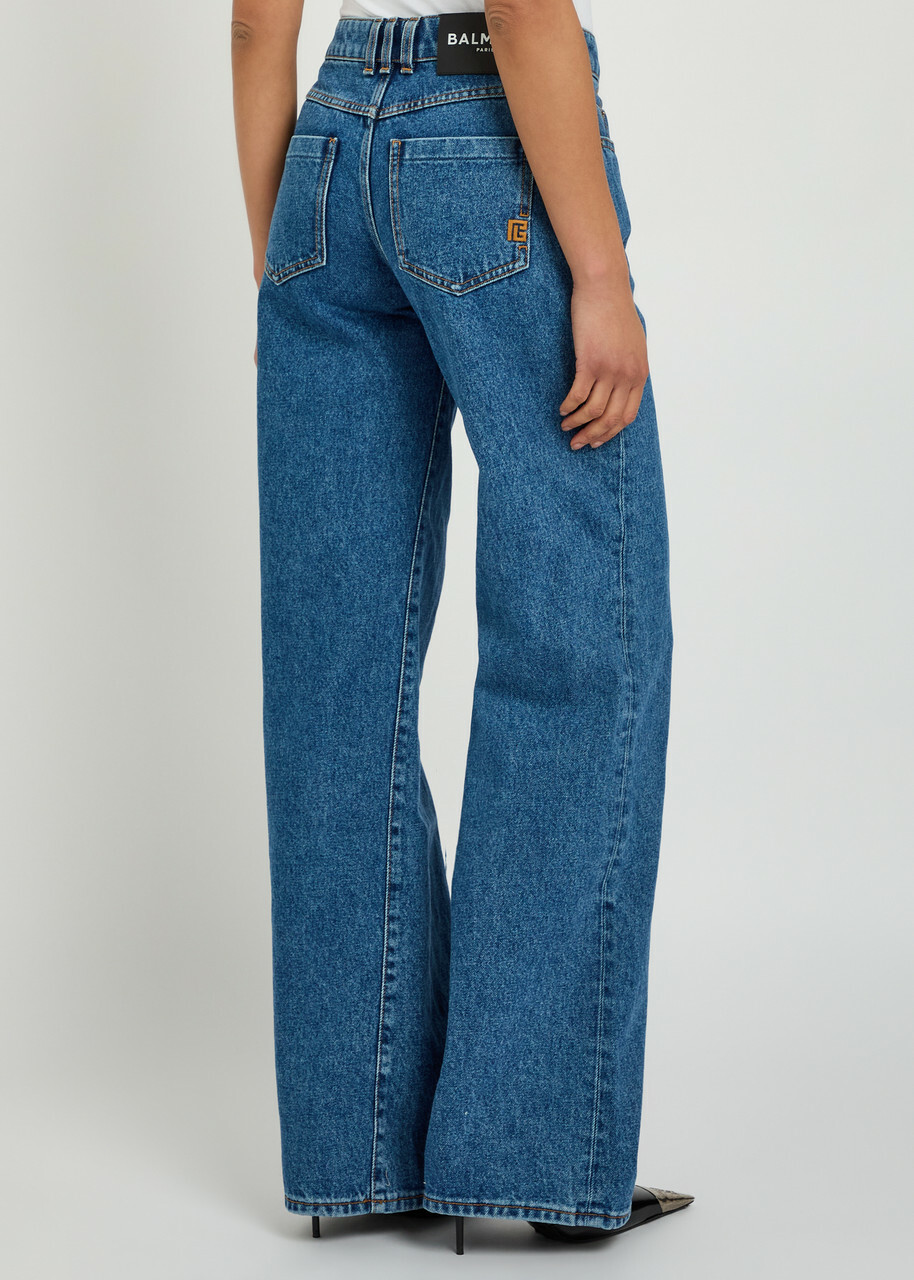 Balmain Straight-leg Jeans Dark Blue