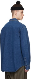 Magliano Navy Bomber Denim Shirt