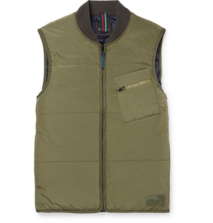 Photo: PS by Paul Smith - Quilted Shell Gilet - Men - Green