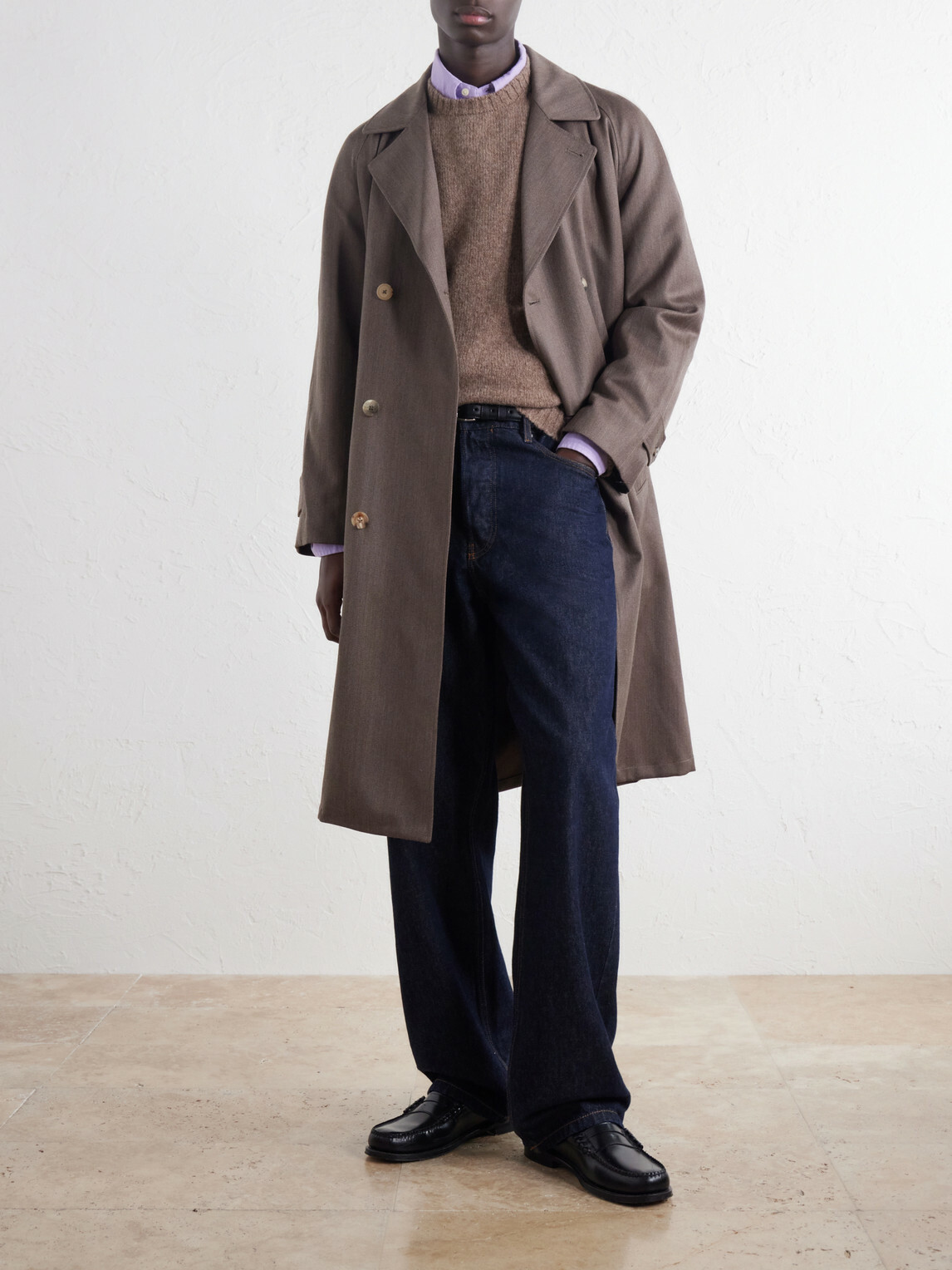 William Lockie - Aryan Wool Sweater - Brown