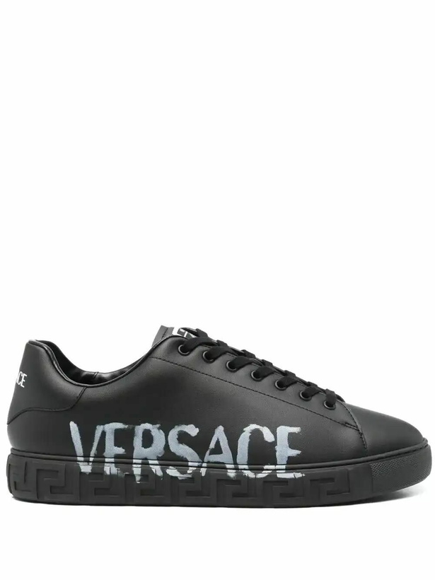 Photo: Versace Greca Logo Sneakers