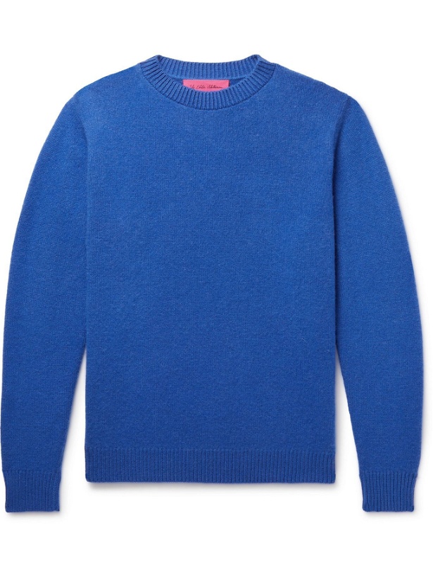 Photo: THE ELDER STATESMAN - Cashmere Sweater - Blue