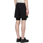 Satisfy Black Long Distance 10 Shorts