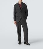 Brunello Cucinelli Checked silk, wool, and cashmere suit
