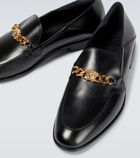 Versace - Medusa Chain leather loafers