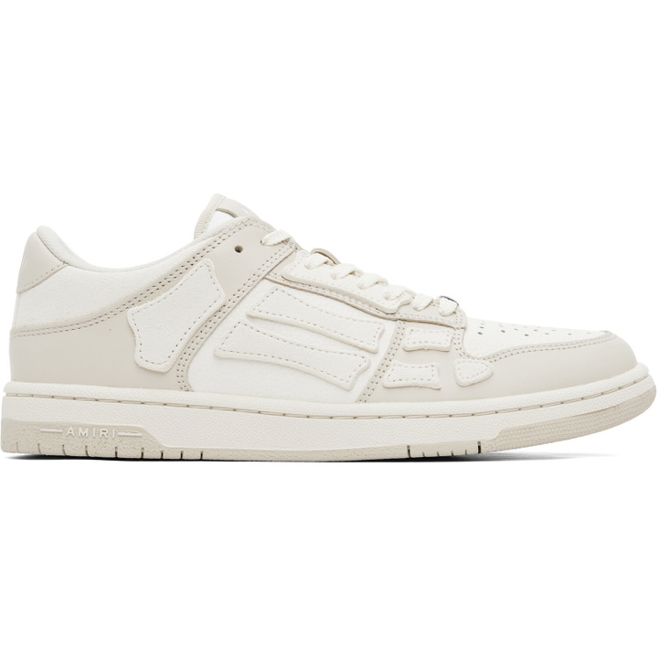 Photo: AMIRI Off-White Skel-Top Low Sneakers