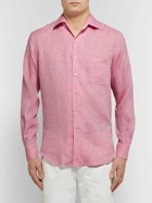 Loro Piana - Slub Linen Shirt - Pink