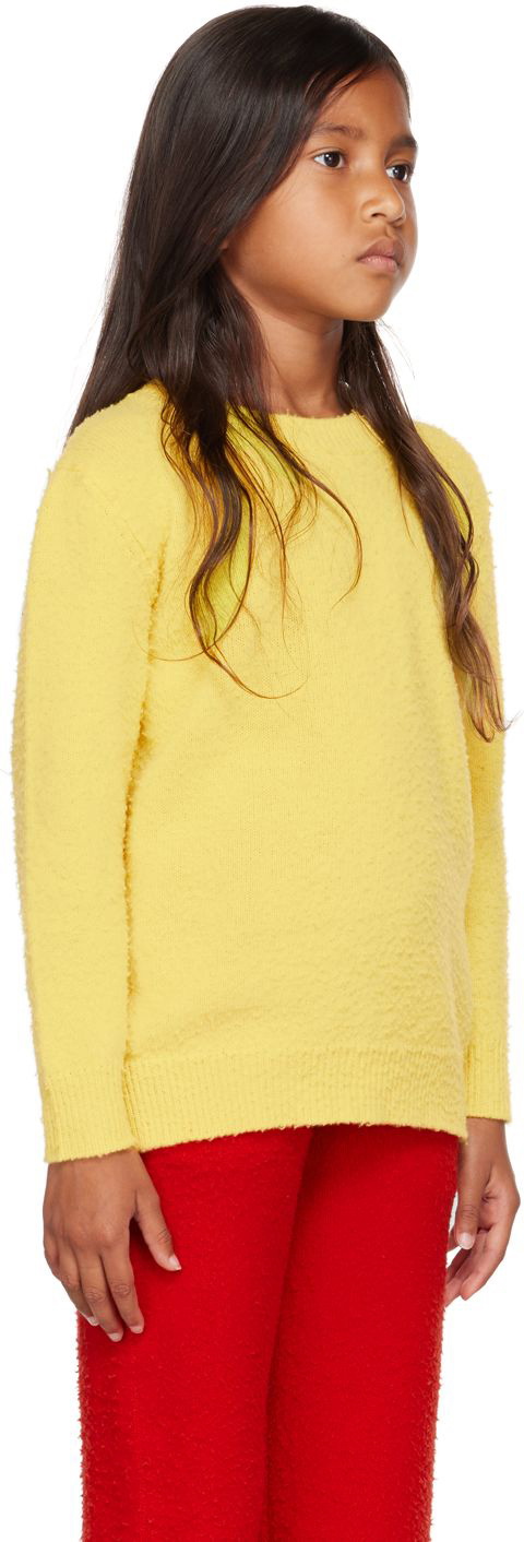 The Row Kids Yellow Bunny Sweater The Row