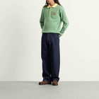 Drôle de Monsieur Men's Polo Rugby Shirt in Light Green