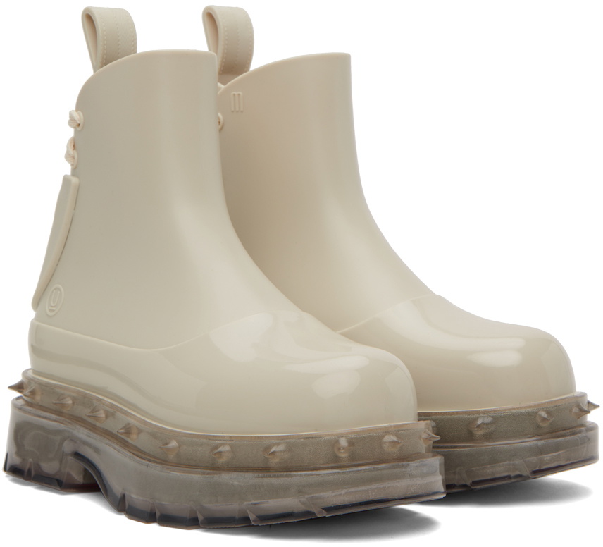 UNDERCOVER Melissaエディション ベージュ Spikes ブーツ UNDERCOVER Beige Melissa Edition Spikes Boots Undercover