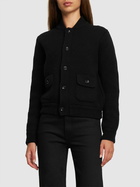 ANNAGRETA Greta Wool Bomber Jacket