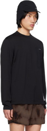 Satisfy Black Pocket Long Sleeve T-Shirt