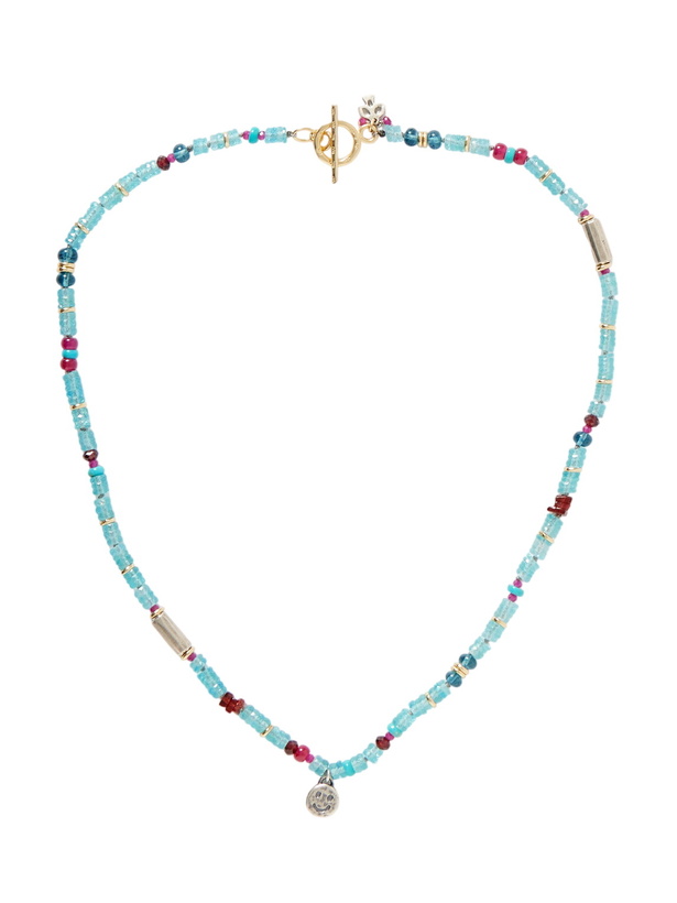 Photo: Peyote Bird - Daytrip Gold-Plated and Sterling Silver Multi-Stone Beaded Necklace