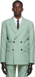 Ernest W. Baker Green Virgin Wool Blazer