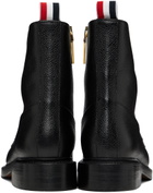 Thom Browne Black Penny Loafer Ankle Boots