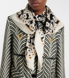 Valentino Floral silk scarf