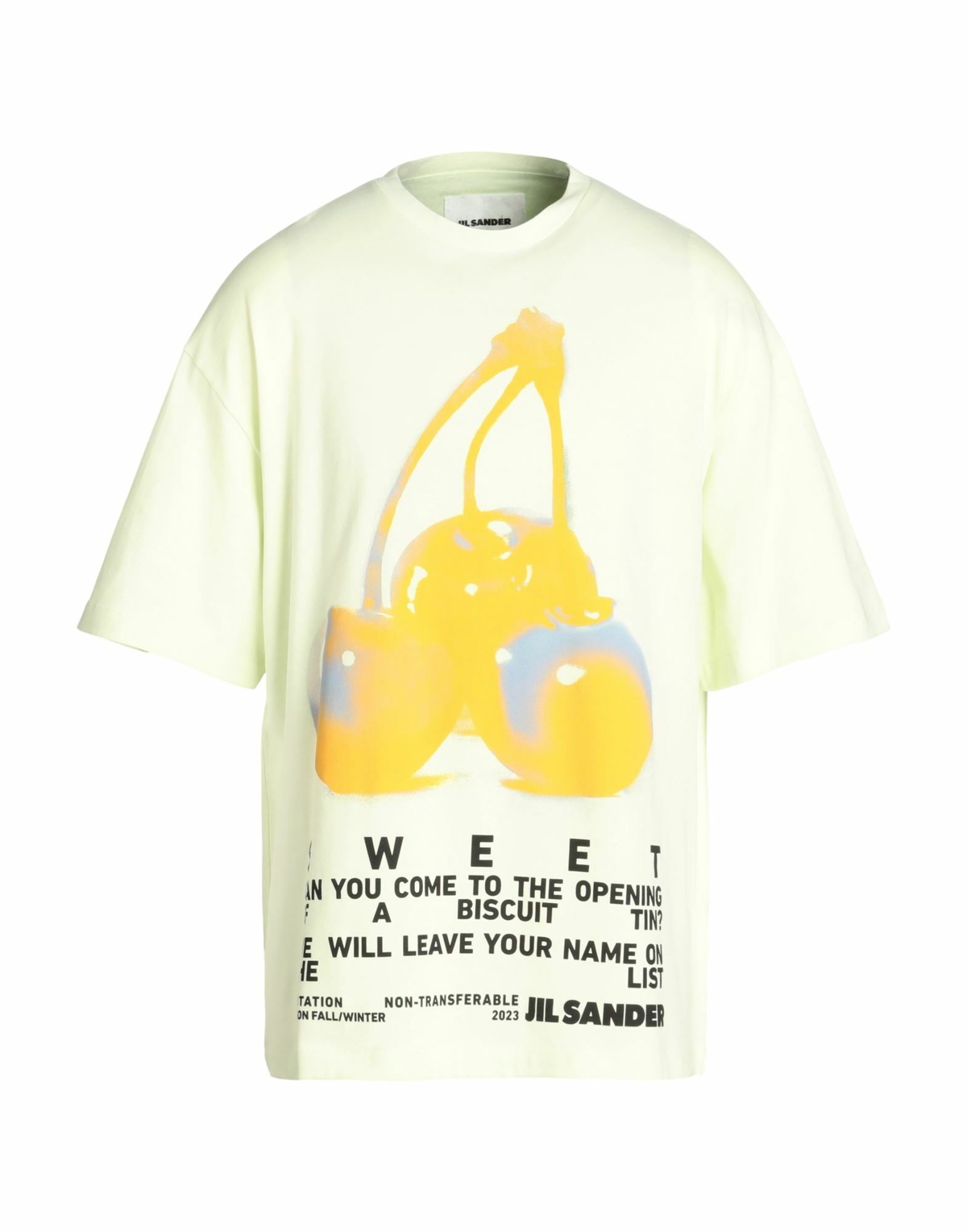 Jil Sander Mens T-shirt Light in Green